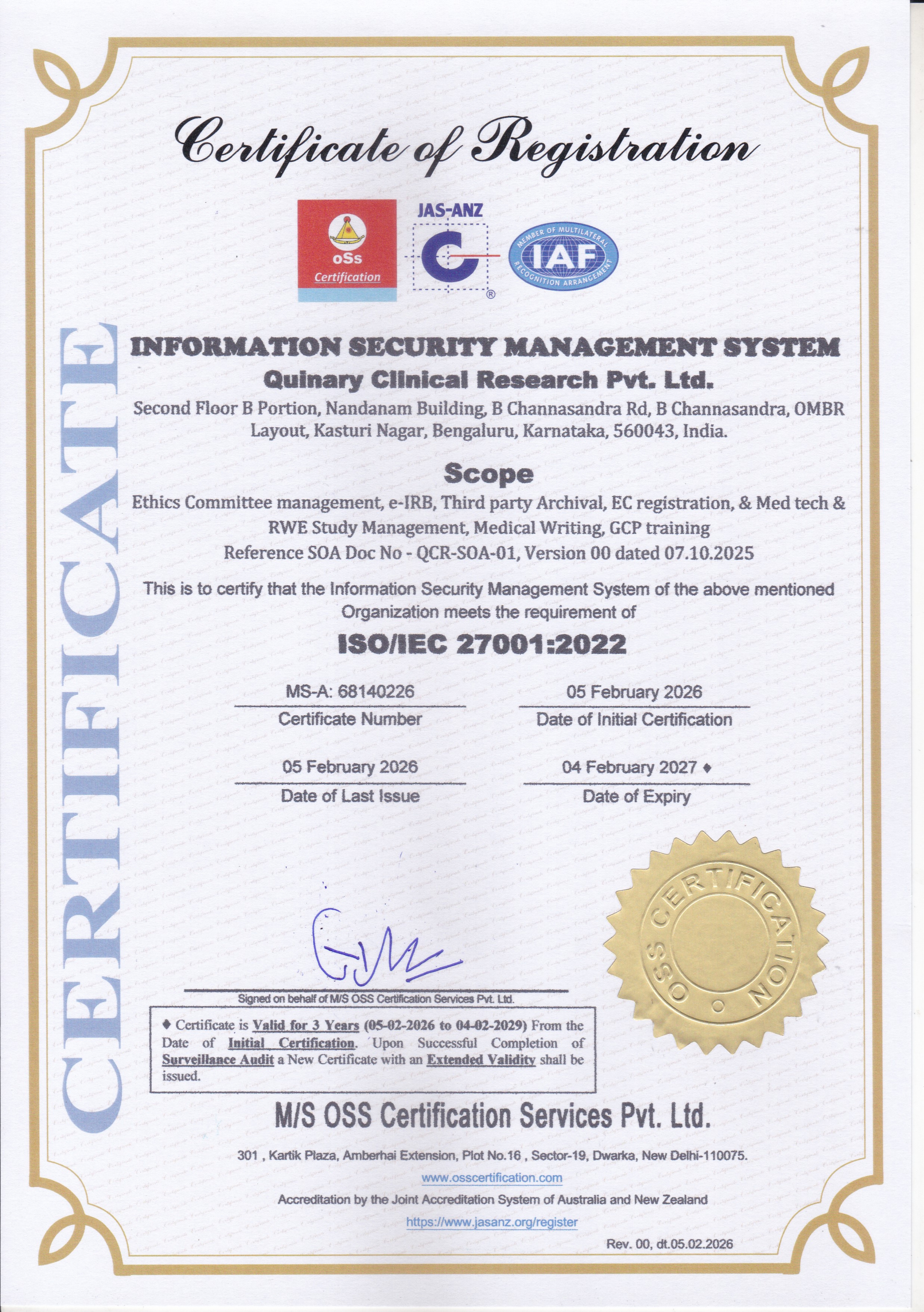 Certificate 3